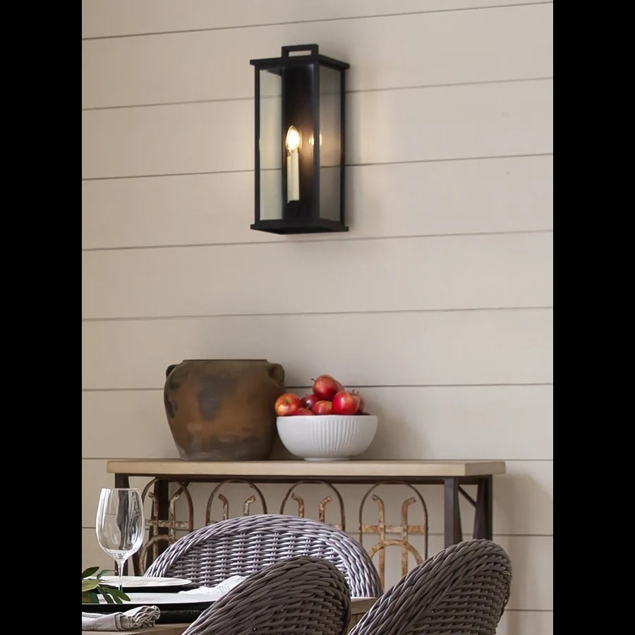 3 Light 22" Tall Outdoor Wall Sconce