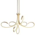 Affordable Luxury Curved Gold LED Pendant Light