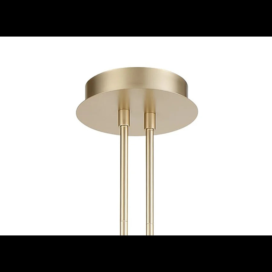 Affordable Luxury Curved Gold LED Pendant Light