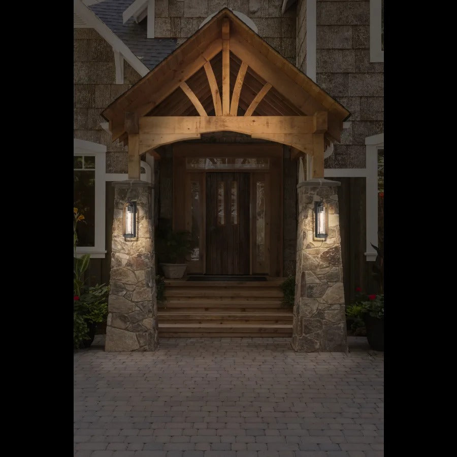 Arched Bubble Glass Outdoor Wall Light